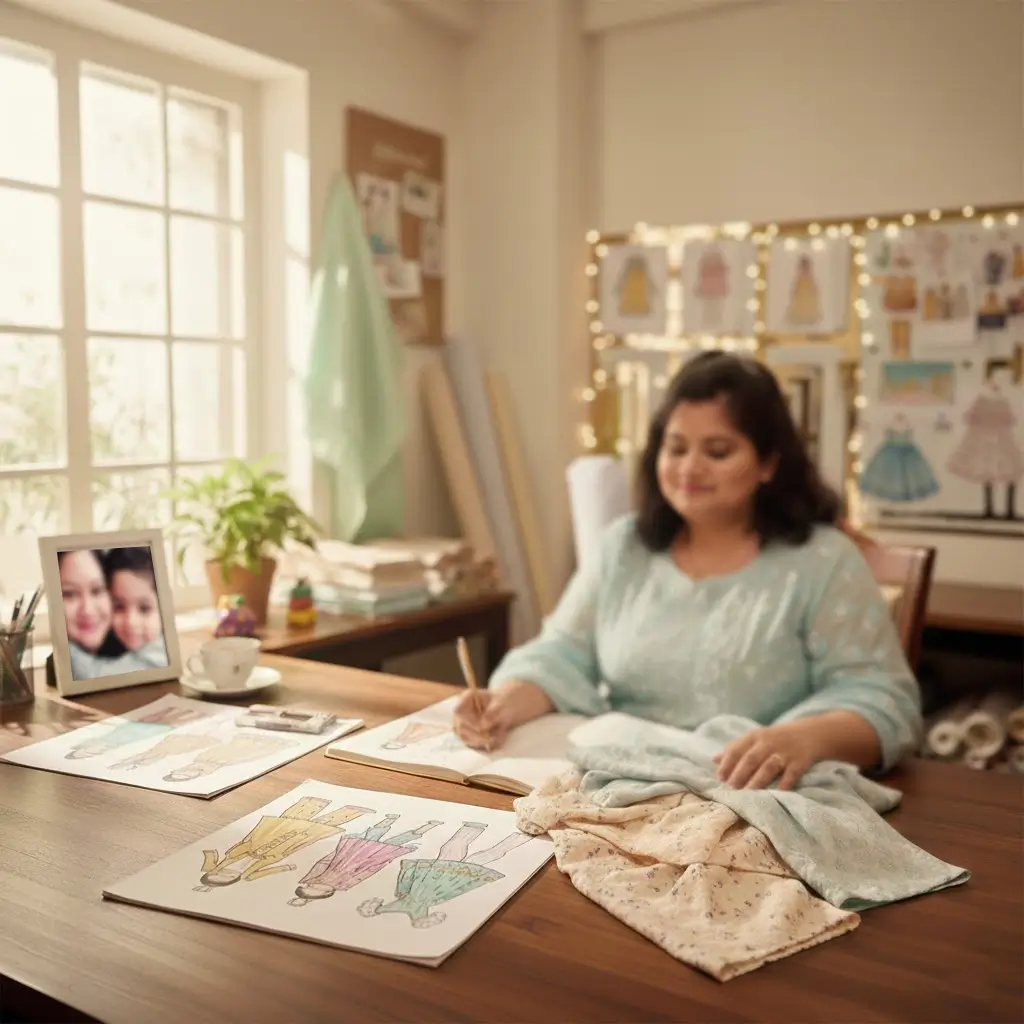 Founder of HappyHugs designing comfortable and safe kidswear in Bangladesh with love and care